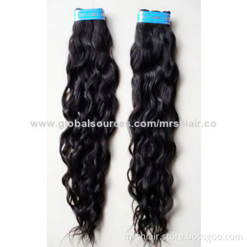 100% Human Hair Weave, 22-inch Brazilian Loose Curly Hair